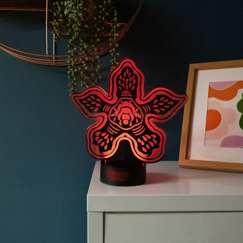 Stranger Things - Demogorgon - lampe gravée au laser