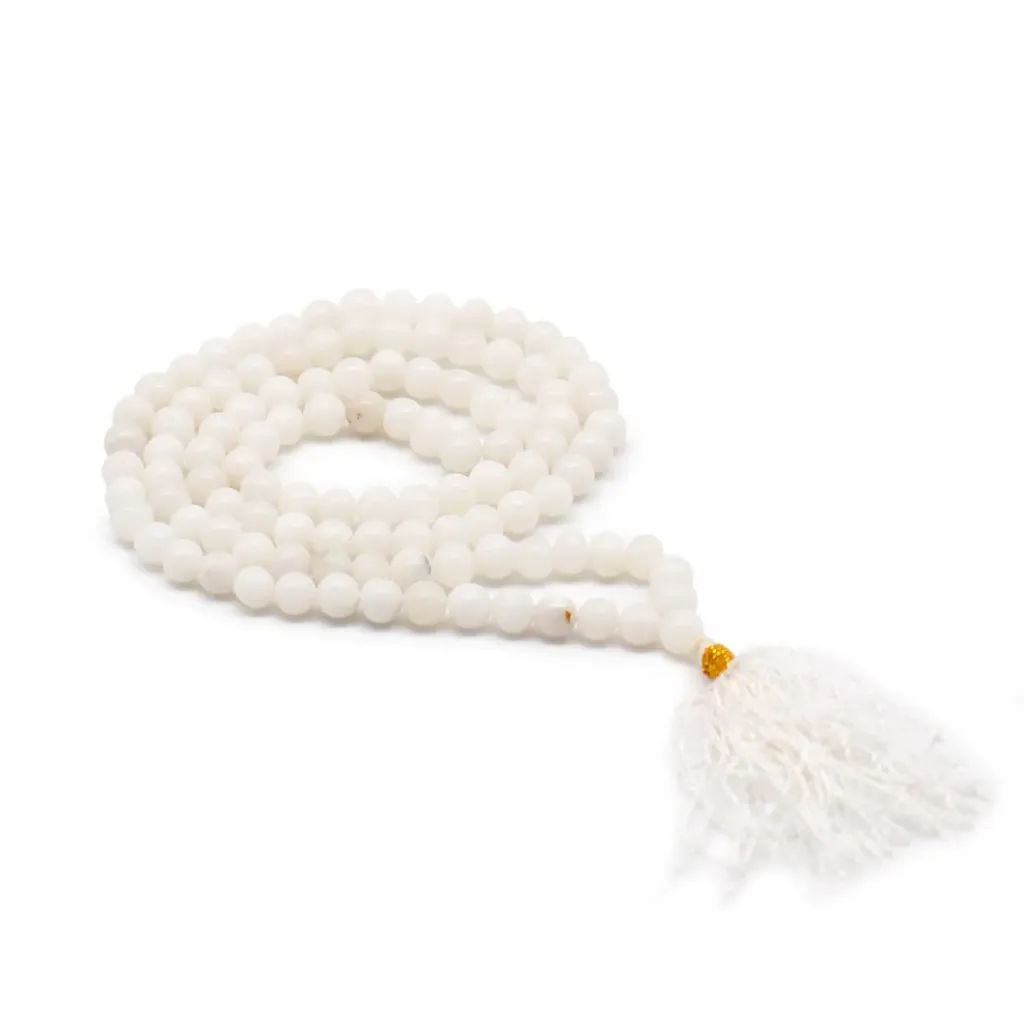 [sagesse antiquee] 108 perles Mala - Quartz blanc